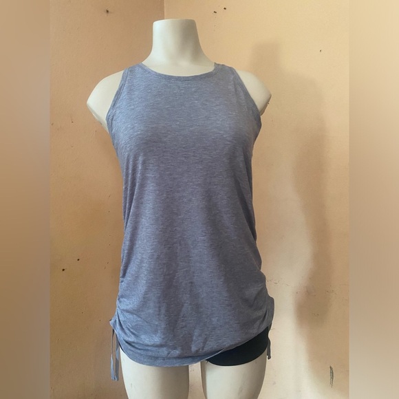 Athleta Tops - Athleta Relaxed Blue Gray Sleeveless Tank Top
Excellent condition like new